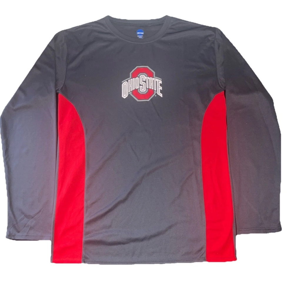 NCAA Ohio State Long Sleeve Tee - Black and Red